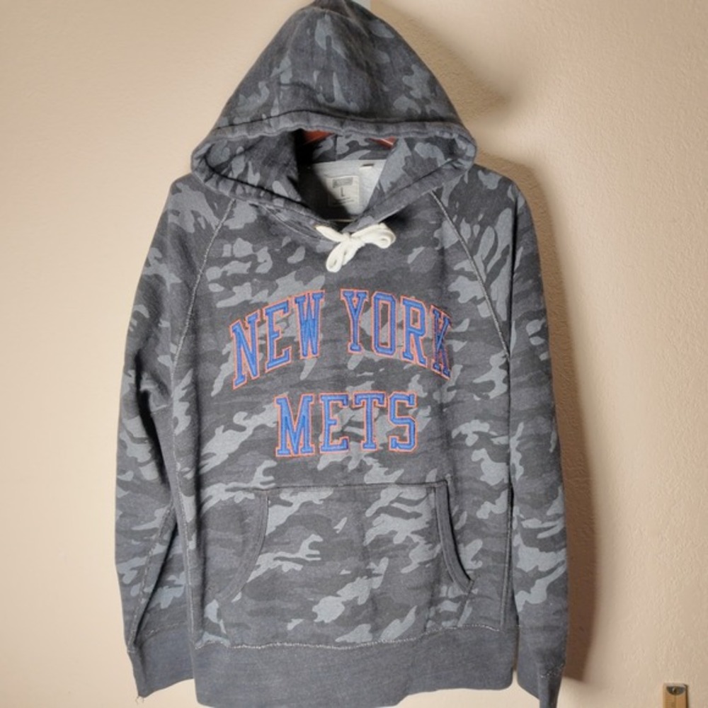 Tailgate New York Mets Camo Hoodie Sweatshirt‎ Size L